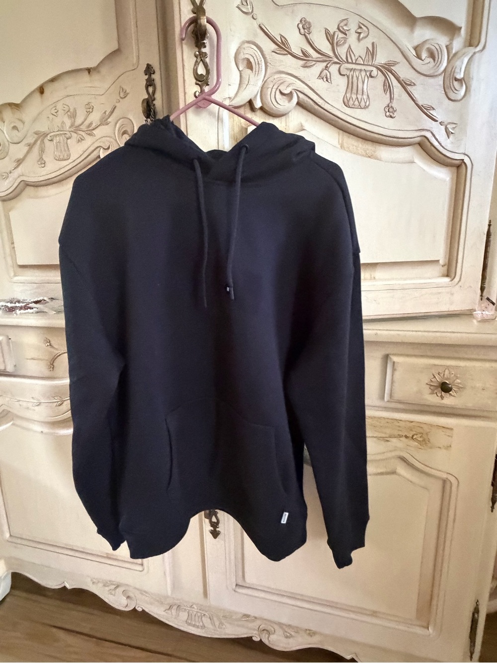 NEW Hollister Men's NavyPullover Cooling Relaxed Hoodie !
